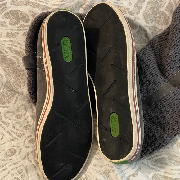 Simple Charcoal Knit Winter Boots NWT - Picture 5 of 6